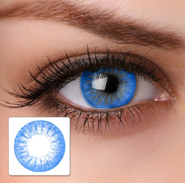 Colour Contact Lenses HA16 Electric Blue